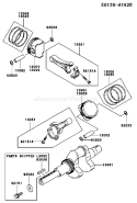 Page J Diagram and Parts List for FH680D BS08 Kawasaki Engine