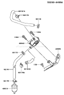 Page G Diagram and Parts List for FH680D BS08 Kawasaki Engine