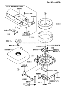 Page A Diagram and Parts List for FH680D DS01 Kawasaki Engine