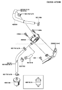 Page G Diagram and Parts List for FH680D DS01 Kawasaki Engine