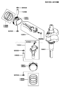 Page J Diagram and Parts List for FH680V AS17 Kawasaki Engine