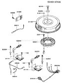 Page F Diagram and Parts List for FH680V AS17 Kawasaki Engine