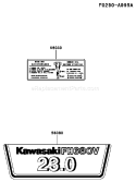 Page H Diagram and Parts List for FH680V AS21 Kawasaki Engine