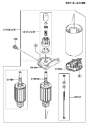 Page K Diagram and Parts List for FH680V AS36 Kawasaki Engine