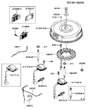 Page F Diagram and Parts List for FH680V CS01 Kawasaki Engine