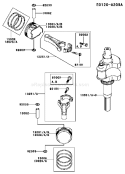 Page J Diagram and Parts List for FH601V BS05 Kawasaki Engine