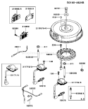 Page F Diagram and Parts List for FH680V CS11 Kawasaki Engine
