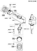 Page J Diagram and Parts List for FH641V CS09 Kawasaki Engine