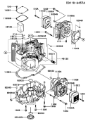 Page E Diagram and Parts List for FH680V AS32 Kawasaki Engine