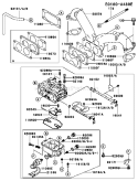 Page B Diagram and Parts List for FH680V AS14 Kawasaki Engine