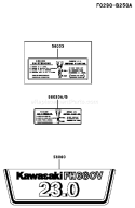 Page H Diagram and Parts List for FH680V CS22 Kawasaki Engine