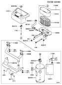 Page A Diagram and Parts List for FH680V ES09 Kawasaki Engine