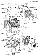 Page E Diagram and Parts List for FH680V ES09 Kawasaki Engine