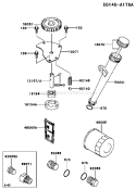 Page I Diagram and Parts List for FH680V ES09 Kawasaki Engine
