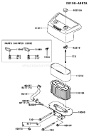Page A Diagram and Parts List for FH680V ES13 Kawasaki Engine