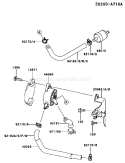 Page G Diagram and Parts List for FH680V DS21 Kawasaki Engine