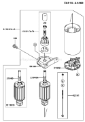 Page K Diagram and Parts List for FH680V ES29 Kawasaki Engine