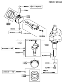 Page J Diagram and Parts List for FH680V FS06 Kawasaki Engine