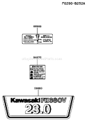 Page H Diagram and Parts List for FH680V FS06 Kawasaki Engine