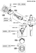 Page J Diagram and Parts List for FH601V BS33 Kawasaki Engine
