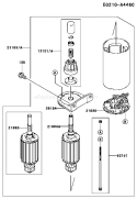 Page K Diagram and Parts List for FH680V GS13 Kawasaki Engine