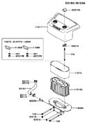 Page A Diagram and Parts List for FH680V GS19 Kawasaki Engine