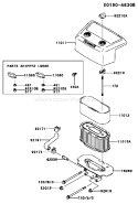 Page A Diagram and Parts List for FH680V HS07 Kawasaki Engine