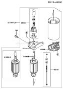 Page K Diagram and Parts List for FH680V HS07 Kawasaki Engine