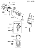 Page J Diagram and Parts List for FH601V AS24 Kawasaki Engine