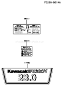 Page H Diagram and Parts List for FH680V HS09 Kawasaki Engine
