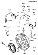 Page F Diagram and Parts List for FH721D AS01 Kawasaki Engine