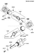 Page K Diagram and Parts List for FH721D AS06 Kawasaki Engine