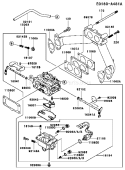 Page B Diagram and Parts List for FH721D AS06 Kawasaki Engine