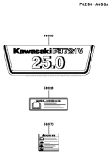 Page H Diagram and Parts List for FH721D CS05 Kawasaki Engine