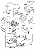 Page B Diagram and Parts List for FH721D DS05 Kawasaki Engine