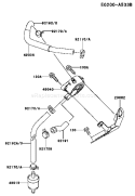 Page G Diagram and Parts List for FH721D DS05 Kawasaki Engine