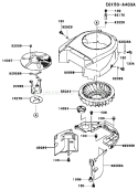 Page D Diagram and Parts List for FH721V-AS10  Kawasaki Engine