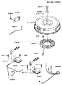 Page F Diagram and Parts List for FH721V-AS10  Kawasaki Engine