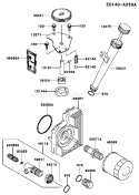 Page I Diagram and Parts List for FH721V-AS19  Kawasaki Engine