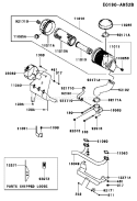 Page A Diagram and Parts List for FH721V AS36 Kawasaki Engine