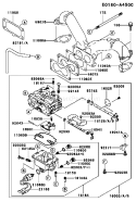 Page B Diagram and Parts List for FH721V-AS01  Kawasaki Engine