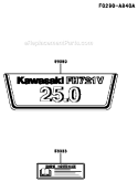 Page H Diagram and Parts List for FH721V-BS04  Kawasaki Engine