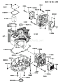 Page E Diagram and Parts List for FH721V-AS09  Kawasaki Engine