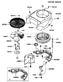 Page D Diagram and Parts List for FH721V-BS16  Kawasaki Engine