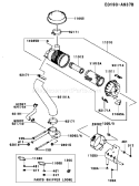 Page A Diagram and Parts List for FH721V BS26 Kawasaki Engine