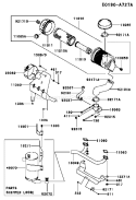 Page A Diagram and Parts List for FH721V BS29 Kawasaki Engine