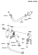 Page G Diagram and Parts List for FH680V BS21 Kawasaki Engine