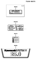 Page H Diagram and Parts List for FH721V-AS12  Kawasaki Engine