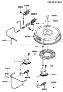 Page F Diagram and Parts List for FH721V-DS19  Kawasaki Engine