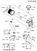 Page A Diagram and Parts List for FH721V-CS20  Kawasaki Engine